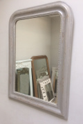french antique louis philippe silvered large mirror